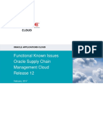 02152017 Oracle Supply Chain Management Cloud Functional Known Issues - Release 12