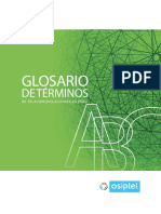 Nueva Edición Glosario de Términos de Telecomunicaciones PDF