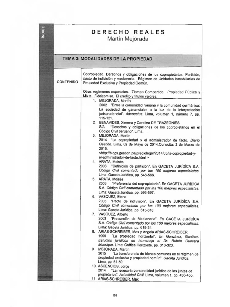 Tema 03 Modalidades De La Propiedad Pdf