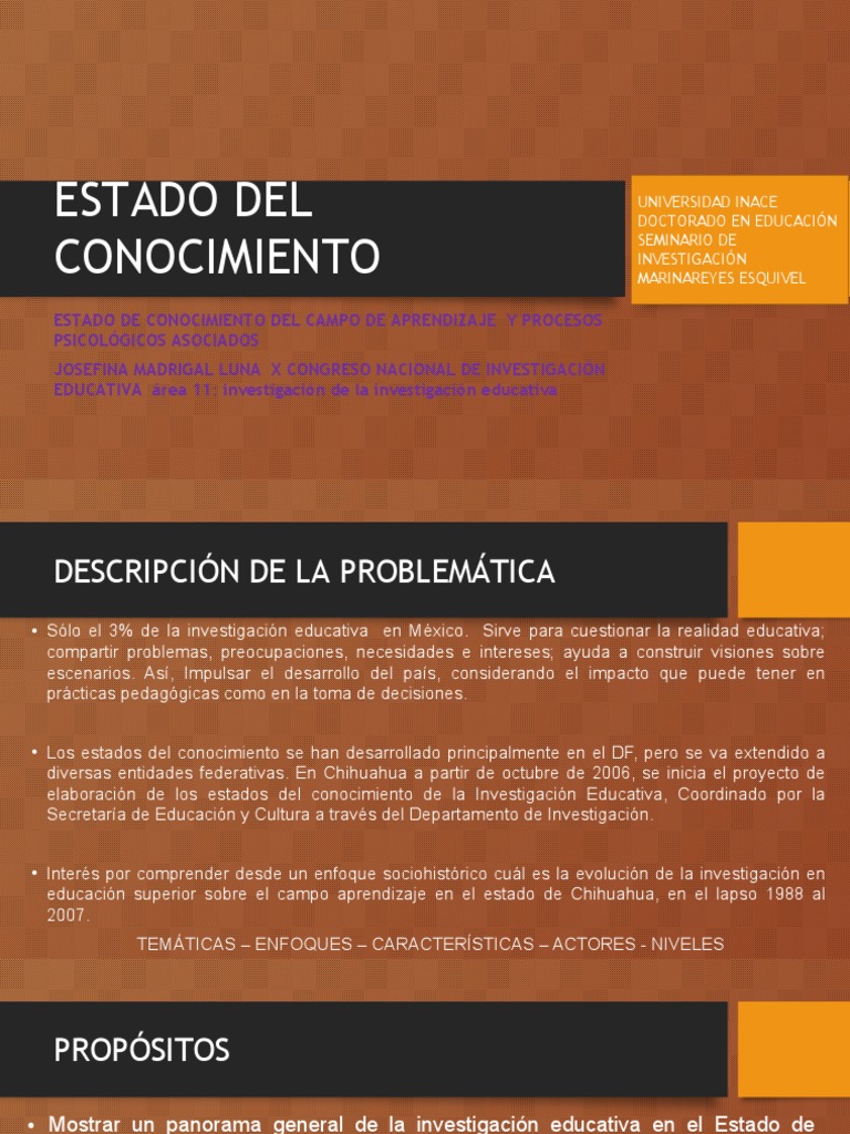 Estado Del Conocimiento Aprendizaje Creatividad