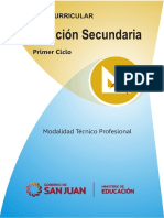 Diseño Curricular-Educación Secundaria Técnico Profesional