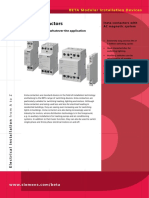 SIEMENS - Contactores BETA Monofásicos y Trifásicos PDF