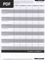 Blank P90x Worksheet Human Body Human Anatomy