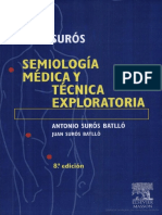 Semiologia Medica y Tecnica Exploratoria de Suros 8va Edicion