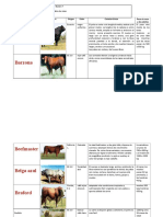 Tabla Comparativa