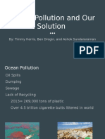 Ocean Pollution and Our Solution Hehe That Rhymes