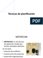 Técnicas de Planificación