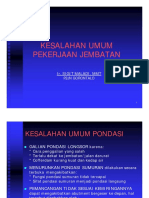 KesalahanPekerjaan Jembatan