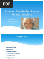 Introduccion A Las Tecnicas en Terapia Gestaltica PDF