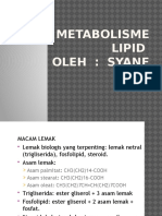 Metabolisme Lipid