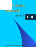 Vibrations Experimentales - Traitement Du Signale