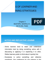 Types of Learner and Learning Strategies: Mustapa, Nasrola S. Ma Elina, Faan