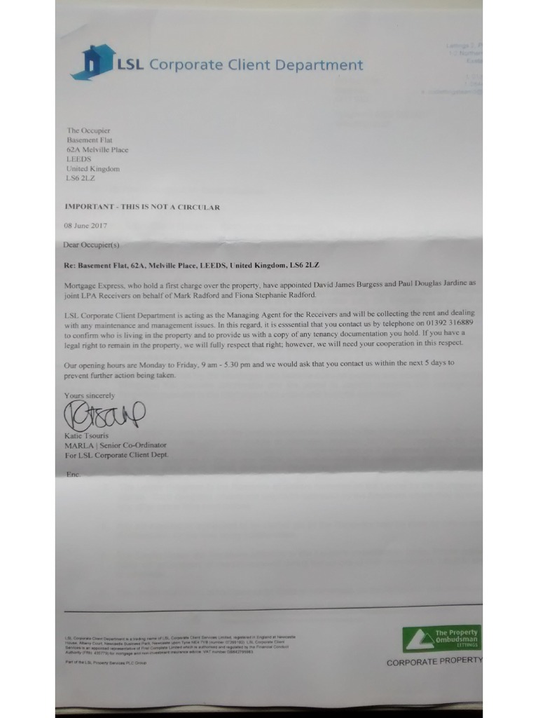 LSL Letter | PDF