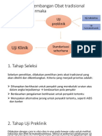 Tahapan Pengembangan Obat Tradisional Menjadi Fitofarmaka