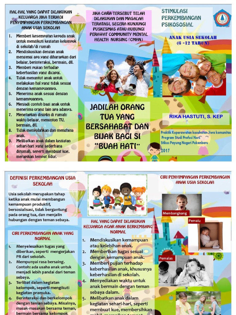 Leaflet Jajanan Sehat Anak Sekolah