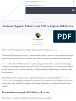 Customer Support: 6 Metrics and KPIs To Improve Self-Service - Geckoboard