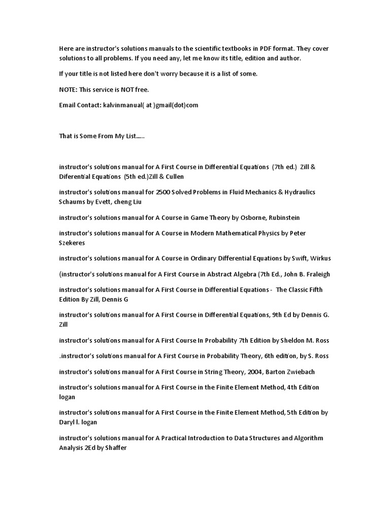 C For Scientists And Engineers Pdf