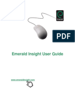 Emerald Insight User Guide