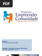 Apresentação Empreender Comunidade no 20°  FIG