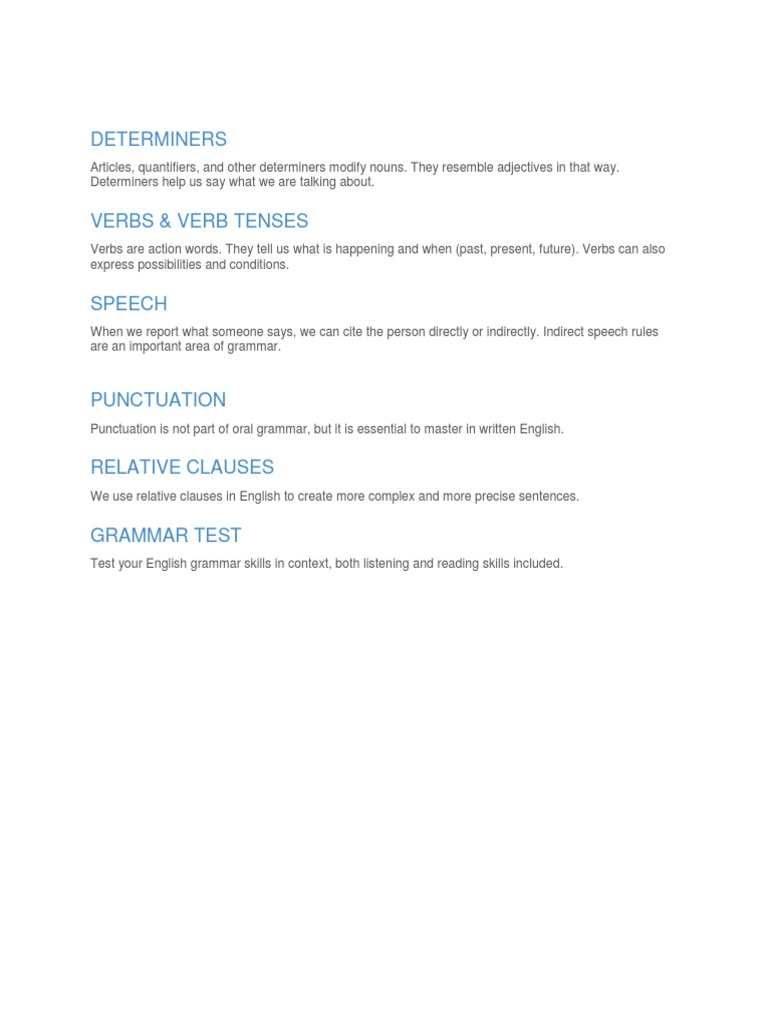 Determiners | PDF