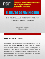 Ponencia Sobre Feminicidio