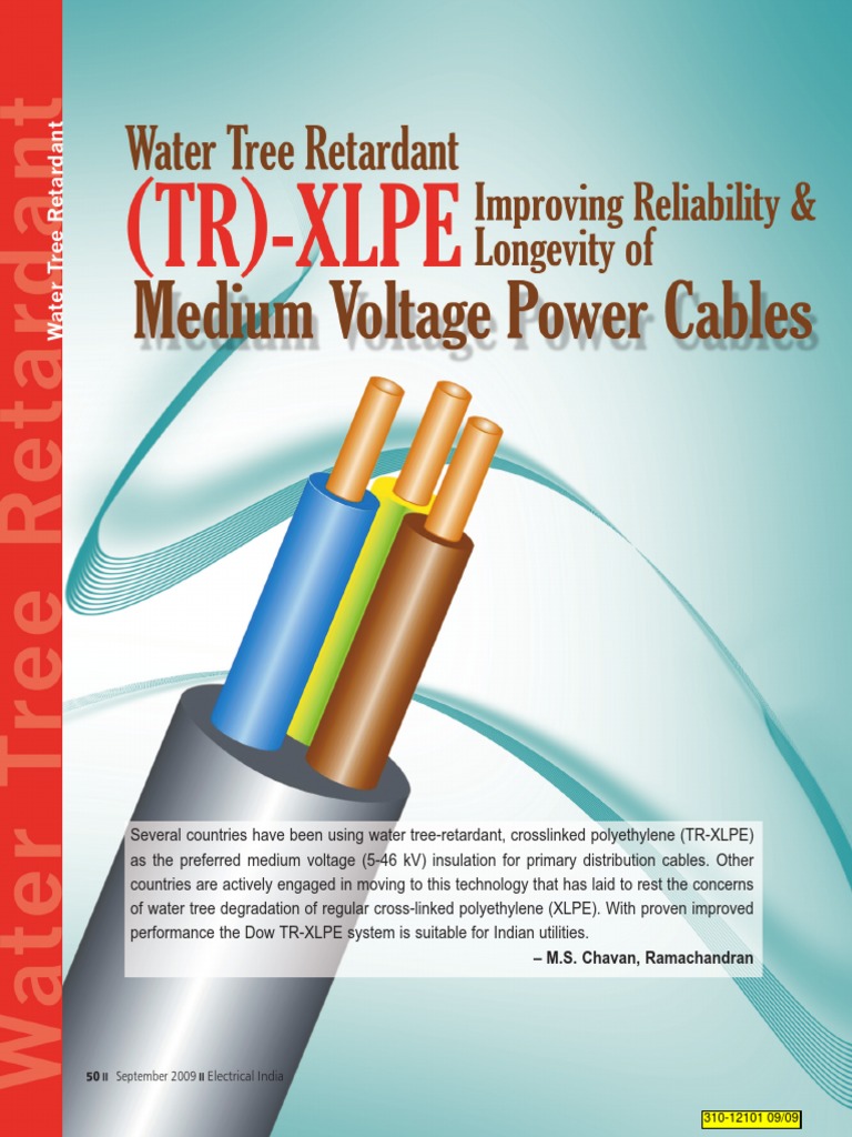 TR-XLPE Cable Insulation Insights | PDF | Insulator (Electricity) | Cable