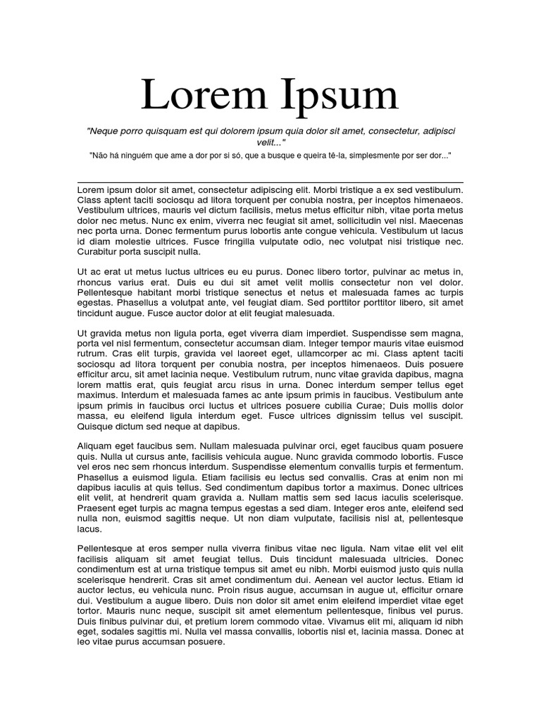 Comprehensive Guide to Lorem Ipsum Usage | PDF | Games & Activities ...