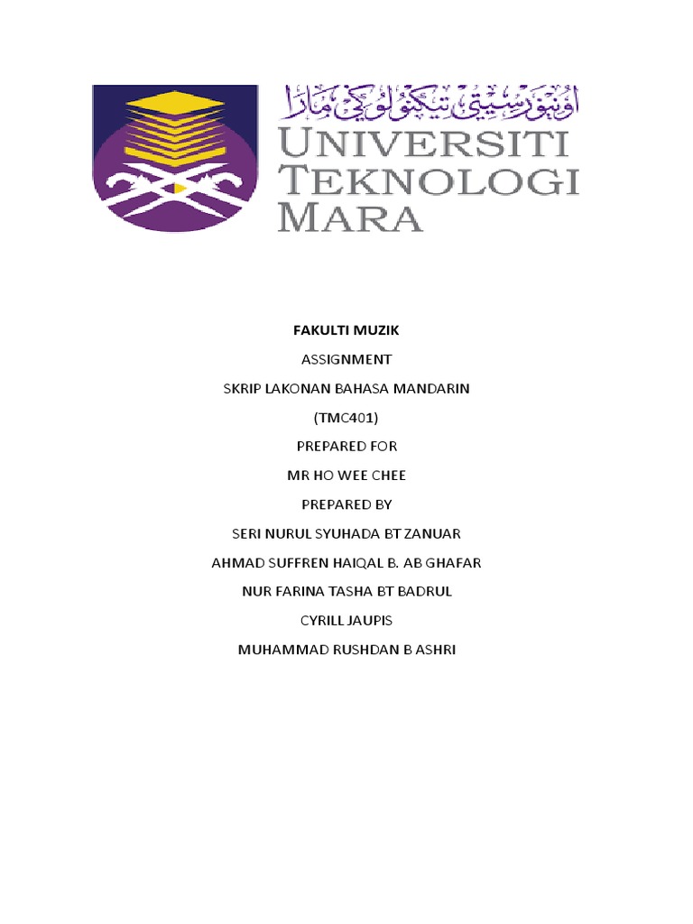 Mandarin Level 1 Role Play Script | PDF