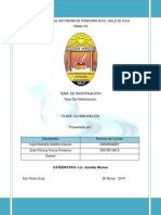 Informe de Tipos de Globalizacion
