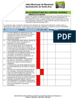 Cuestionario de Control Interno Masahuar Santa Ana