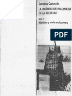 Castoriadis - La Institucion Imaginaria de La Sociedad (Cap III) PDF