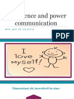 Confidence and Power Communication