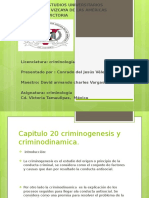 Criminogenesis y Criminodinamica