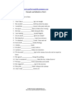 Gerunds and Infinitives PDF