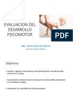 Evaluación Desarrollo Psicomotor