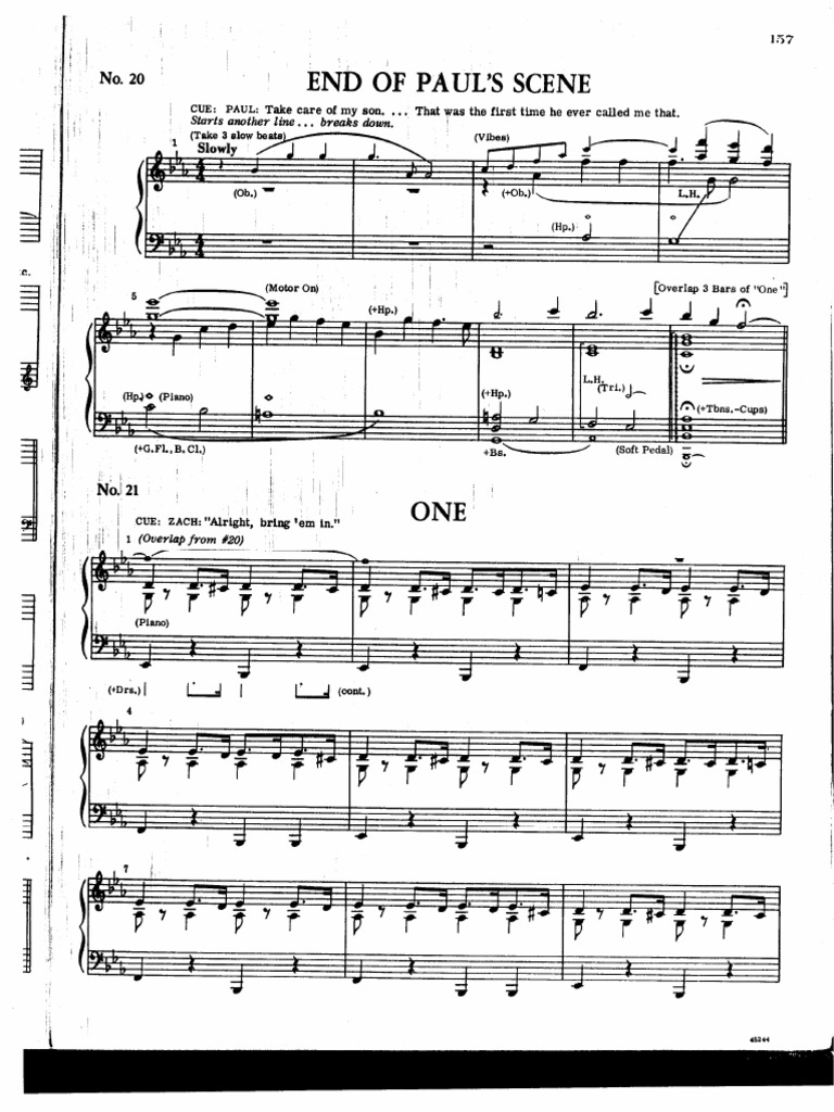 A Chorus Line One PDF