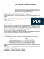 Exercícios Extras de Taxonomia e Sistemática c gabarito.pdf