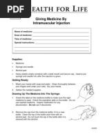 Self-Administering B12 Injections Guide | PDF | Syringe | Injection ...