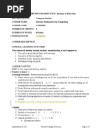 CS201SEB Discrete Mathematics