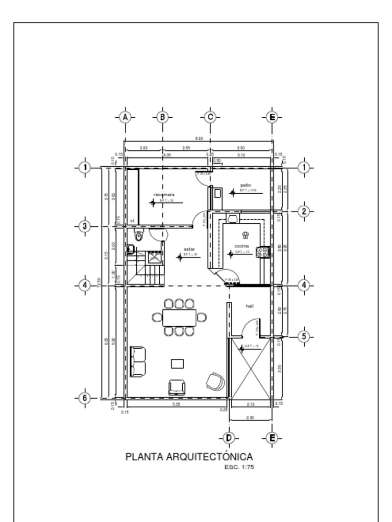 Planta arquitectónica en PDF | PDF