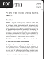 ADELMAN. Por Amor Ou Por Dinheiro - Emoções, Discursos, Mercados