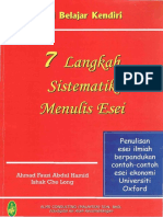 7 Langkah Sistematik Menulis Esei Penuli PDF