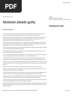 Case Study No. 1 - 'Molester Pleads Guilty' KDN