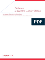 Obesity and Diabetes Bariatric Surgery Optioin