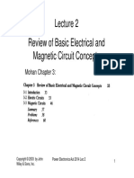 Review of Basic Electrical and Magnetic Circuit Concepts: Mohan Chapter 3