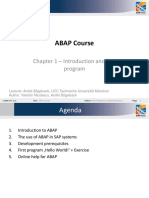 ABAP Course - Chapter 1 Introduction and first program.pdf