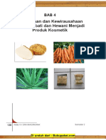 Download Bab 8 Pengolahan Dan Kewirausahaan Bahan Nabati Dan Hewani Menjadi Produk Kosmetik by Budak Olvado SN350948193 doc pdf