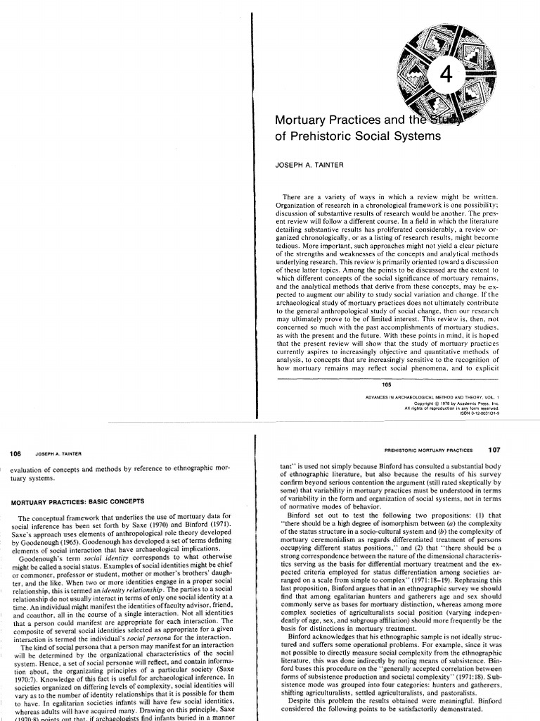 Tainter 1978 PDF | PDF