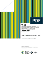 The Intercultural Innovation Award 2012 - Application Guidelines - English
