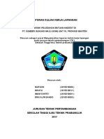 Laporan Teknik Peledakan PT. SUMBER GUNUNG MAJU UNIT 10